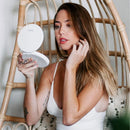 LED COMPACT MIRROR - WHITE