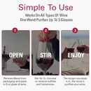The Wand Wine Purifier - Silver