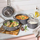 7-Piece Nonstick Ceramic-Coated Aluminum Cookware Set