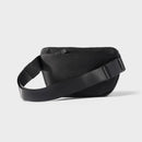 Faux Neoprene Fanny Pack - Black