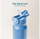 Vacuum Insulated Stainless Steel Water Bottle - Blue