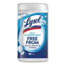 Lysol Daily Cleansing Wipes, 80 Wipes/1 Canister