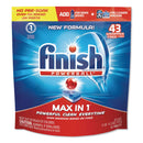FINISH Powerball Max In 1 Dishwasher Tabs, Regular Scent, 43/Pack - RAC92789PK