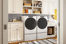 Whirlpool – 4.5 Cu. Ft. High Efficiency Stackable Front Load Washer with Steam and Load & Go XL Dispenser – White