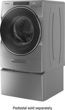 Whirlpool – 4.5 Cu. Ft. High Efficiency Stackable Front Load Washer with Steam and Load & Go XL Dispenser – Chrome shadow