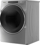 Whirlpool – 4.5 Cu. Ft. High Efficiency Stackable Front Load Washer with Steam and Load & Go XL Dispenser – Chrome shadow