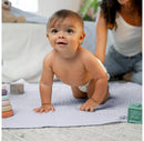 Baby Muslin Blanket, Large 40" X 40" By Comfy Cubs - Heather