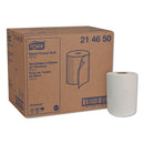 Tork Hardwound Roll Towels, 7.88" X 425 Ft, White, 12 Rolls/Carton - TRK214650