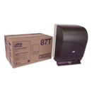 Tork Hand Towel Roll Dispenser Push Bar, Metal/Plastic, 10.5" X 8.75" X 15.75", Gray - TRK87T