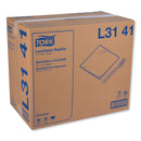 Tork Universal Luncheon Napkins, 1-Ply, 13"X11.5", 1/4 Fold, Poly-Pack,White,6000/Ct - TRKL3141