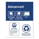 Tork Advanced Dinner Napkins, 2 Ply, 15" X 16.25", 1/8 Fold, White, 375/Packs, 8 Packs/Carton - TRKNP310A