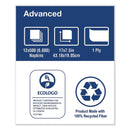 Tork Rollnap Dispenser Napkins, 1-Ply, 17" X 7.125", Roll, White, 6000/Carton - TRKDR7050A