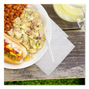 Tork Universal Luncheon Napkins, 1-Ply, 13"X11.5", 1/4 Fold, Poly-Pack,White,6000/Ct - TRKL3141