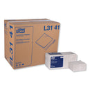 Tork Universal Luncheon Napkins, 1-Ply, 13"X11.5", 1/4 Fold, Poly-Pack,White,6000/Ct - TRKL3141
