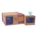 Tork Low-Lint Cleaning Cloth, 9 X 16.5, Turquois, 100/Box, 8 Boxes/Carton - TRK192475