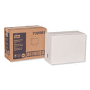 Tork Singlefold Hand Towel Dispenser, 11.75" X 5.75" X 9.25", White - TRK70WM1