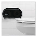 Tork Twin Standard Roll Bath Tissue Dispenser,12.75 X 5.57 X 8.25, Smoke - TRK59TR