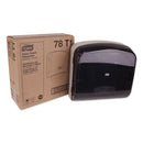 Tork Multifold Hand Towel Dispenser, Plastic, 12.36" X 5.18" X 13", Smoke/Gray - TRK78T1