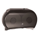 Tork Twin Jumbo Roll Bath Tissue Dispenser, 19.29 X 5.51 X 11.83, Smoke/Gray - TRK56TR
