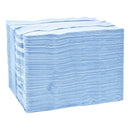 Tork Industrial Paper Wiper, 4-Ply, 12.8 X 16.5, Blue, 180/Carton - TRK13247501