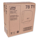 Tork Multifold Hand Towel Dispenser, Plastic, 12.36" X 5.18" X 13", Smoke/Gray - TRK78T1