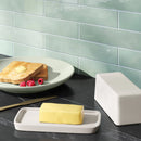 Stoneware Butter Dish White - Threshold™