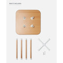 Play Kit (Play Table/Play Chair Set) - Natural Table w/ Charcoal Chairs