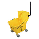 Impact Side-Press Wringer And Plastic Bucket Combo, 12 To 32 Oz, Yellow - IMP7Y26363Y