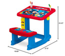 Mickey Mouse Draw and Play Desk - Blue