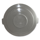 Impact Advanced Gator Lids, For 55 Gal, Flat-Top, 26.4" Diameter, Gray - IMP77563