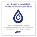 Purell Advanced Hand Sanitizer Refreshing Gel, Clean Scent, 8 Oz Pump Bottle, 12/Carton - GOJ965212CT
