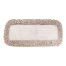 Boardwalk Industrial Dust Mop Head, Hygrade Cotton, 18W X 5D, White - BWK1318