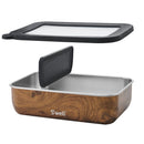 Stainless Steel Bento Box Teakwood