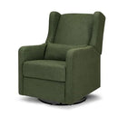Arlo Recliner and Swivel Glider - Forest Green Linen