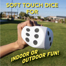 Giant Yahtzee - Polypropylene Lawn Dice Game for 2-8 Players