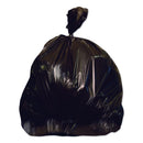 Heritage Low-Density Repro Can Liner, 56 Gal, 1.35 Mil, 46 X 50, Black, 20/Roll, 5 Rolls/Carton - HERX9250SKR01