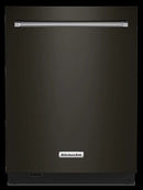 KitchenAid – Top Control Built-In Dishwasher with Stainless Steel Tub, FreeFlex Third Rack, 44dBA – Black stainless steel
