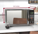 1.1 Cu Ft 1100W Countertop Microwave Oven With Grill