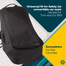 Travel Everywhere Car Seat Carry Bag - Black