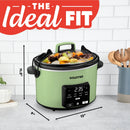 4.5 QT Programmable Slow Cooker - Green