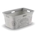 KIS Gray Plastic Laundry Basket, Pack of 4