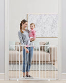 Adjustable Baby Gate for Dogs - White