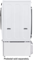 LG – 5.0 Cu. Ft. High-Efficiency Stackable Smart Front Load Washer with Steam and Built-In Intelligence – White