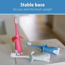 Infant-to-Toddler Training Toothbrush Set - Mint Elephant