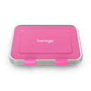 Stainless Steel Bento-Style Lunch Box - Fuchsia