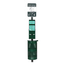 Poopy Pouch Imperial Pet Waste Station, 12 X 14 X 96, Hunter Green - CWDPPSD012R400