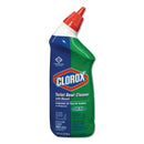 Clorox Toilet Bowl Cleaner With Bleach, Fresh Scent, 24Oz Bottle, 12/Carton - CLO00031CT