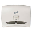 Scott Personal Seat Toilet Seat Cover Dispenser, 17 1/2 X 2 1/4 X 13 1/4, White - KCC09505