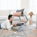 Portable Baby Bouncer - Sage Tweed