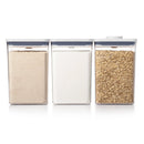 OXO Pop 6pc Bulk Airtight Food Storage Container Set: BPA-Free, Dishwasher-Safe, 4.4 Qt Capacity, Silicone & ABS Lid